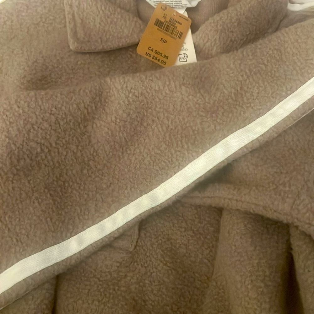 Pink Reverse Cropped Polo Sweatshirt - Picture 5 of 5